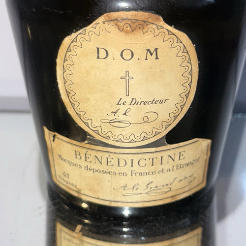 1950s Bottled Dom Benedictine 26 2/3 FL OZ 73% Proof Vintage 750ml Good Cond