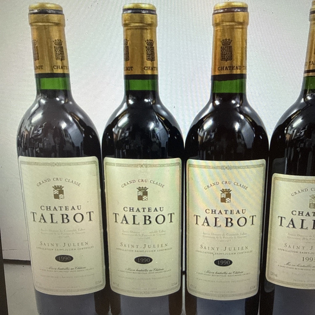 Château Talbot 1990 Saint-Julien Grand Cru Classé 75cl Bordeaux Wine Good Condit