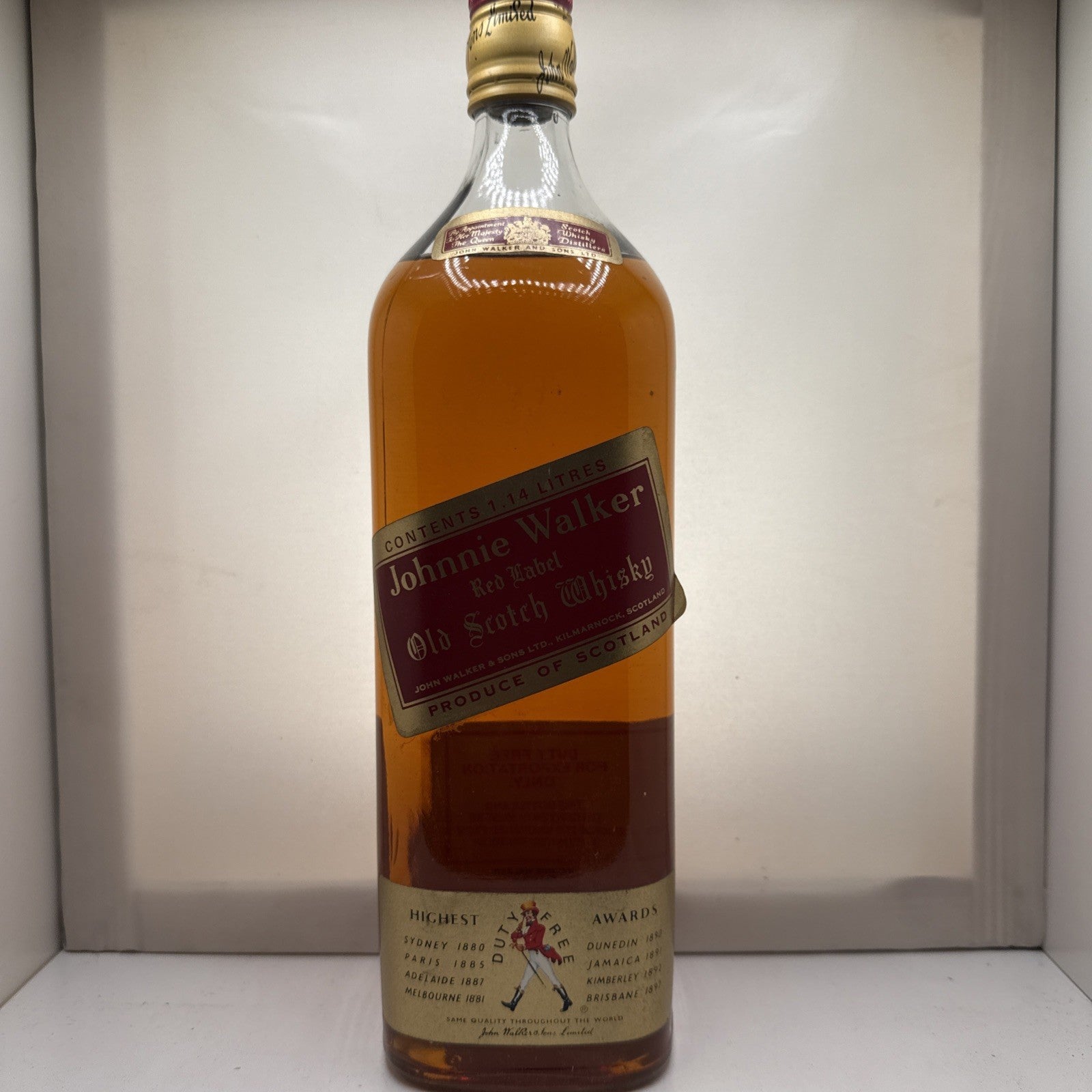 Johnnie Walker Red Label Vintage Duty Free 1.14L 43.5% Scotch Whisky