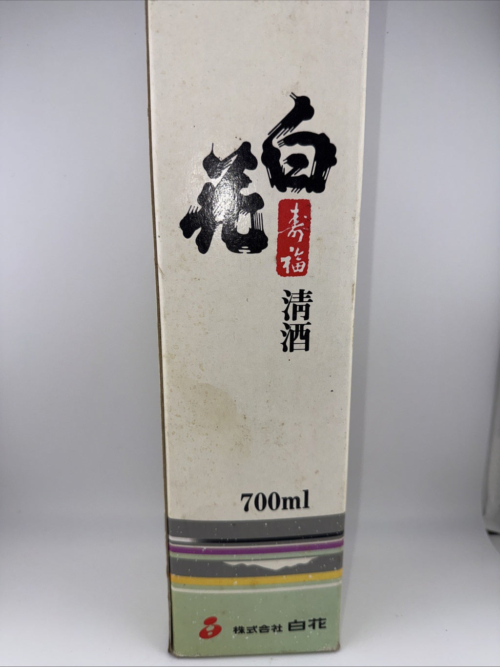 Baekwha Soobok Rice Sake Korean