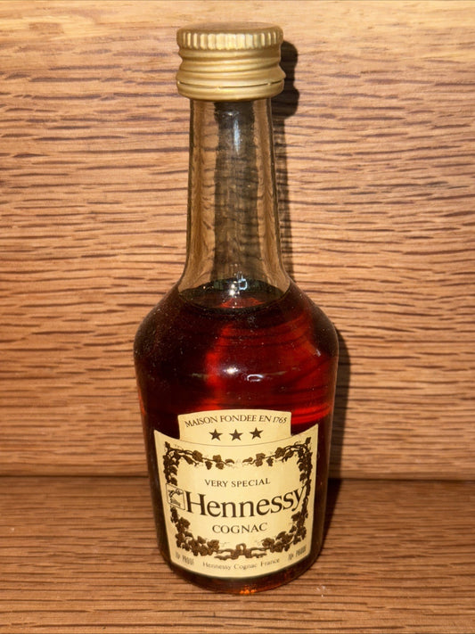 Hennessy Vs 3 Star Cognac Miniature From 1970s