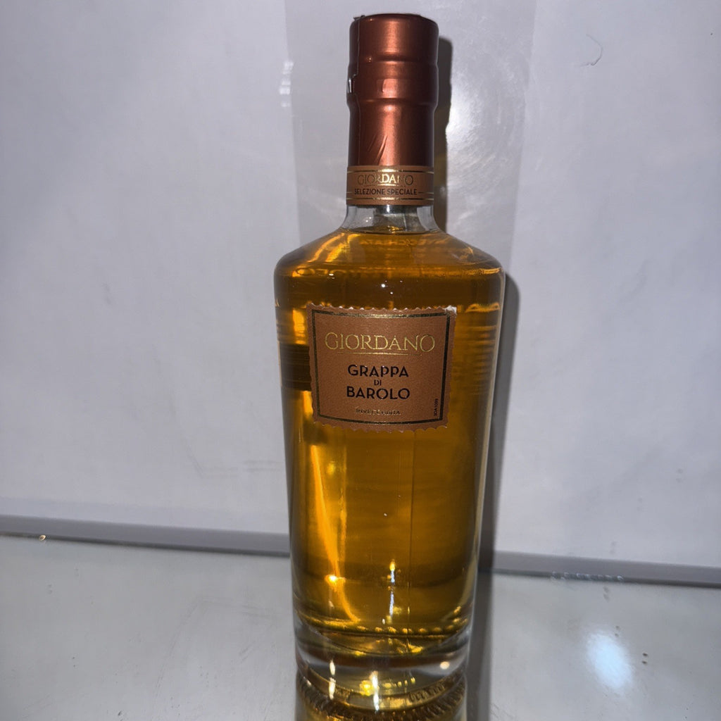 Giordano Grappa di Barolo Invecchiata (aged Grappa from Barolo) 40%abv