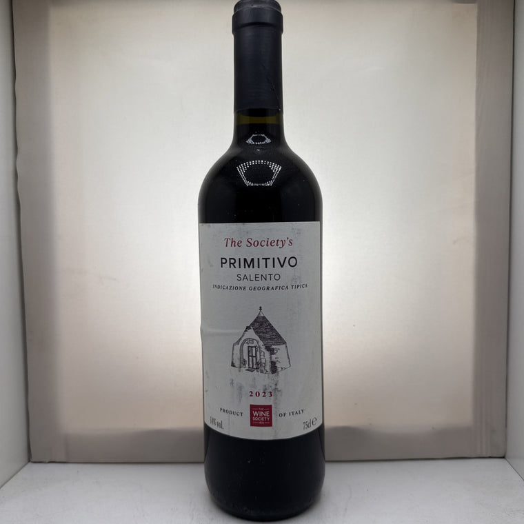 The Society's Primitivo Salento 2023 — Wine Society — Italian Red — 75cl