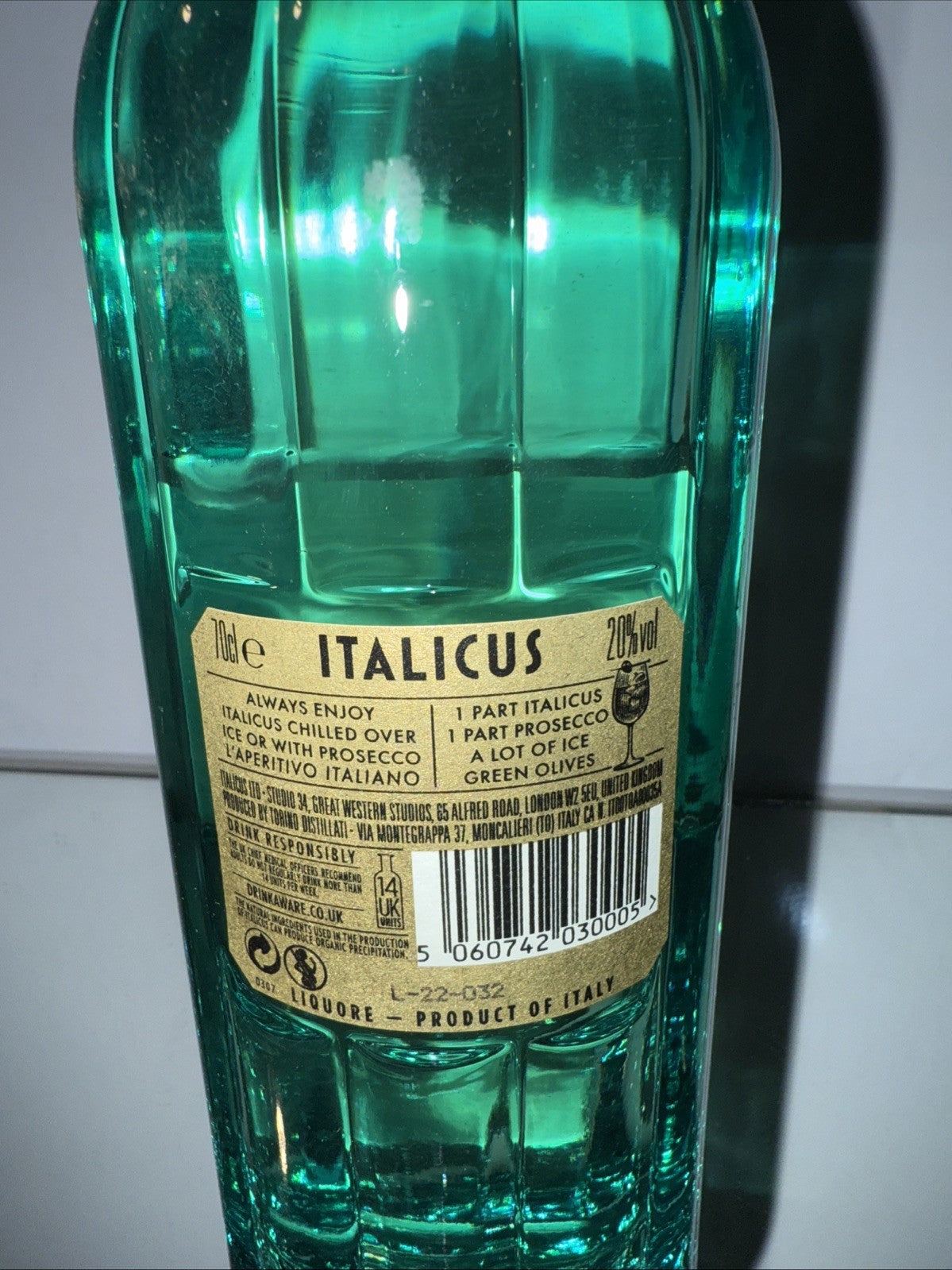 Italicus Rosolio di Bergamotto, an Italian aperitivo liqueur