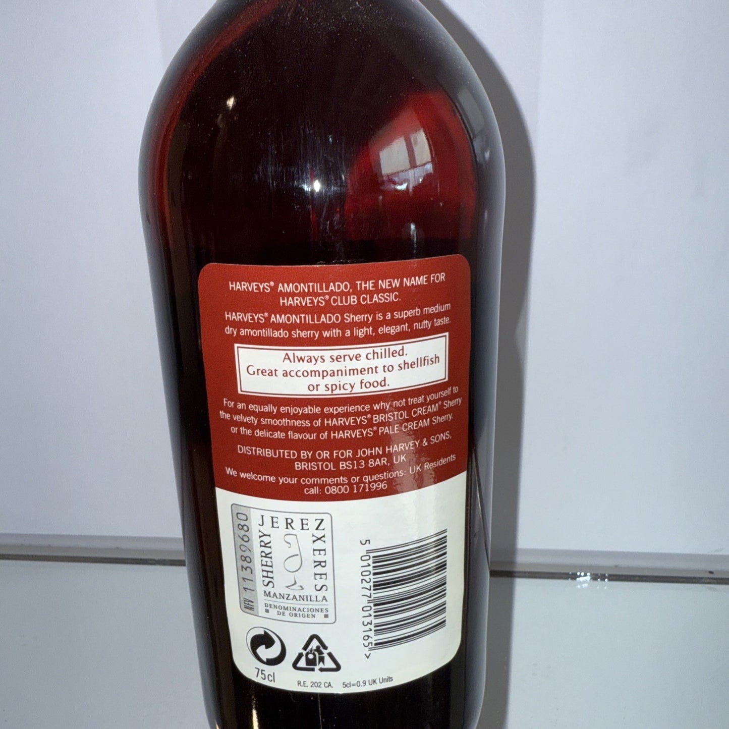Harveys Amontillado Sherry 750ml Bottle