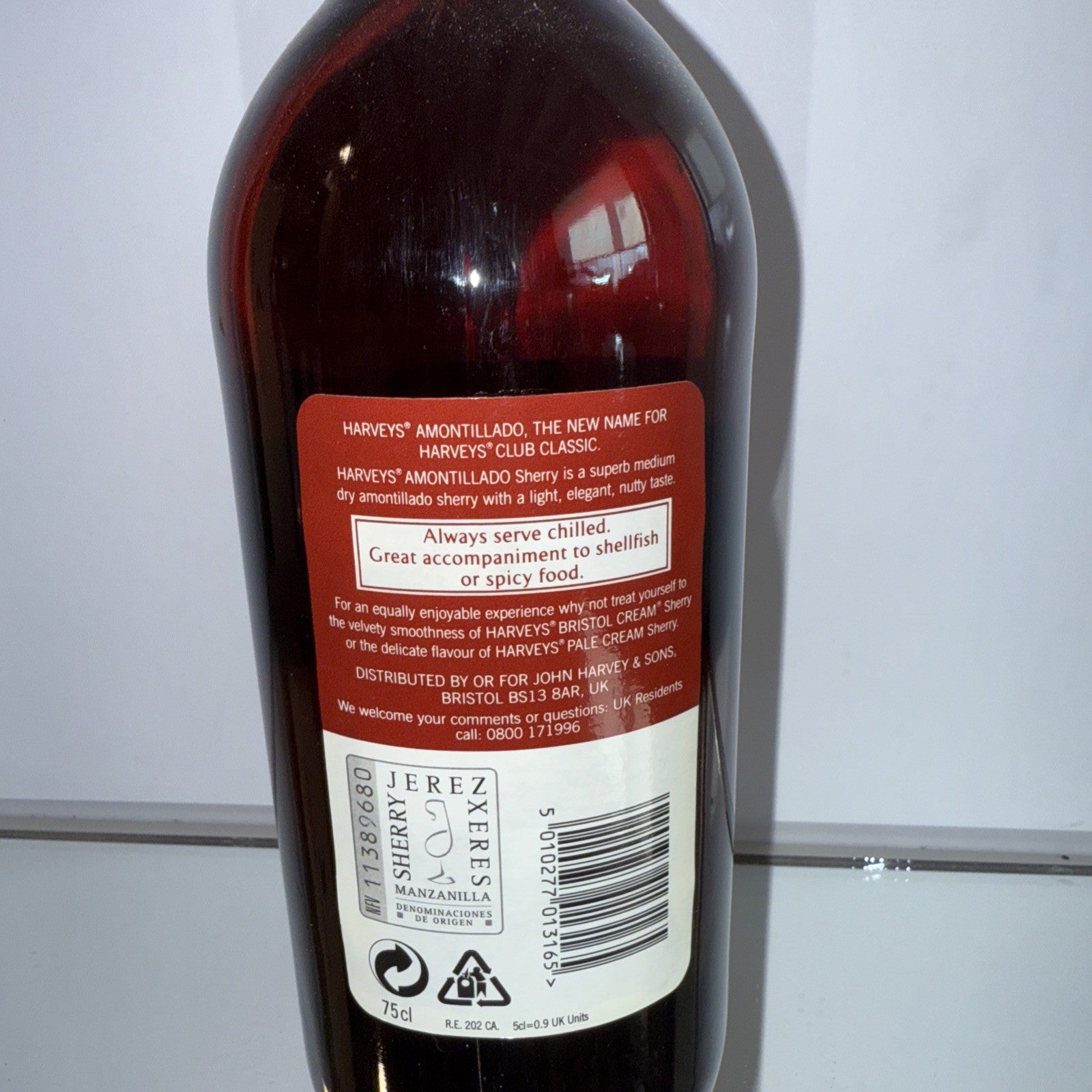 Harveys Amontillado Sherry 750ml Bottle