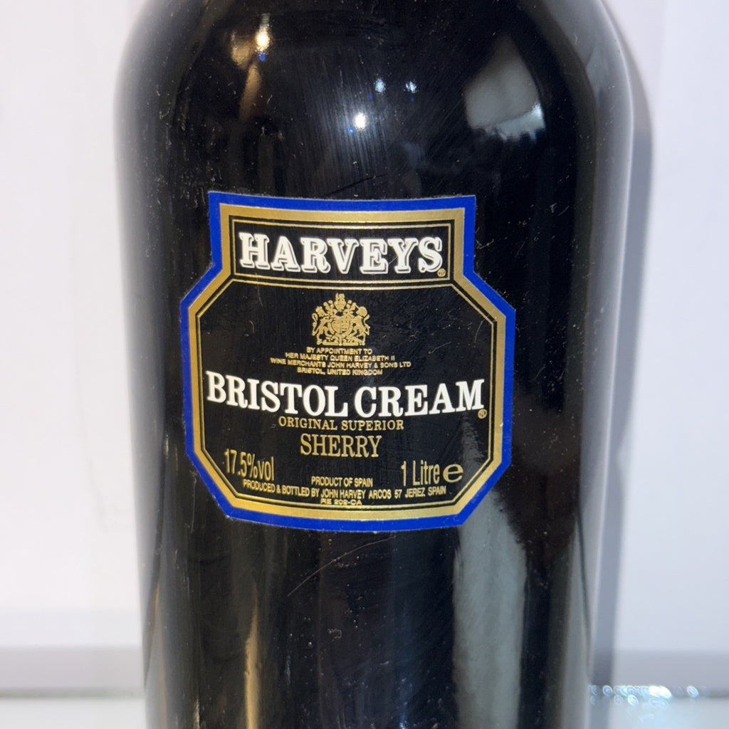 Harveys Bristol cream in Blue bottle 1L 17.5%abv