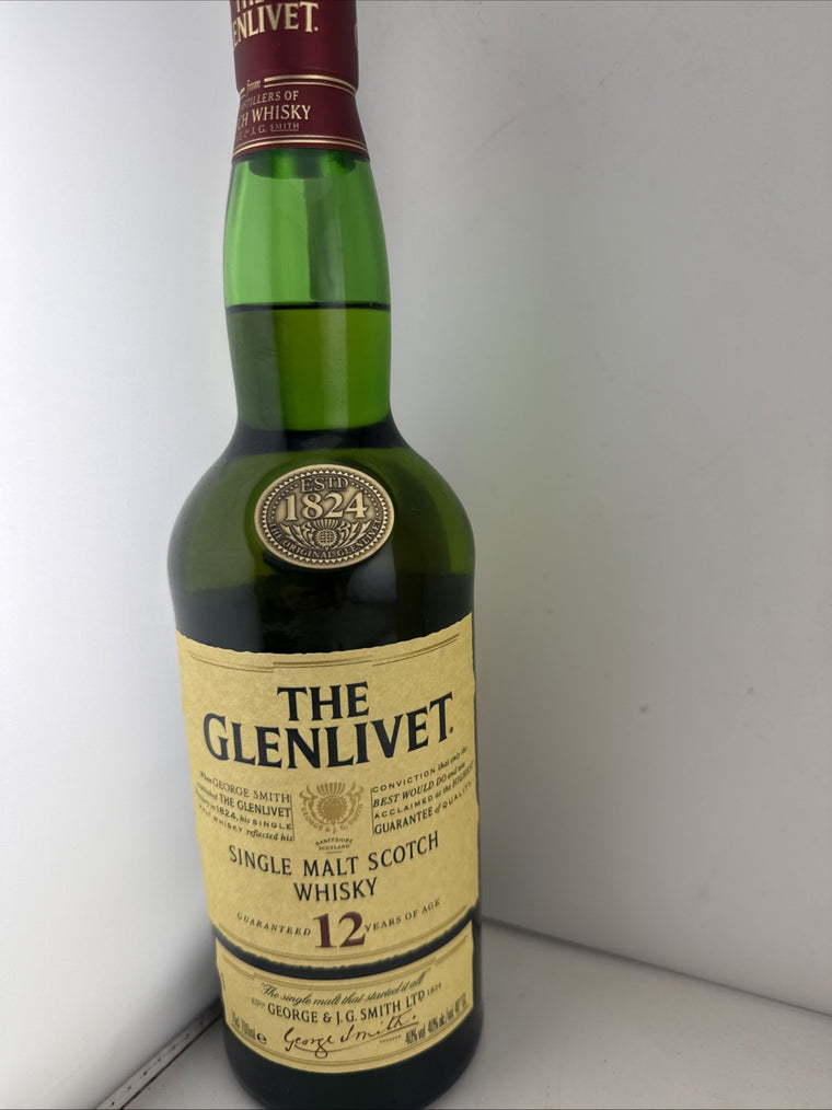 The Glenlivet 12 Year Old Single Malt Scotch Whisky 70cl With Box