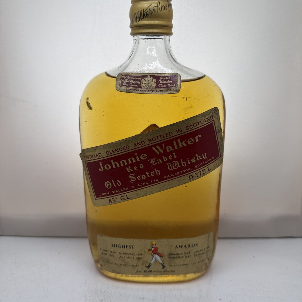 Johnnie Walker Red Label — Vintage 1960s–70s — 37.5cl — Awards Label