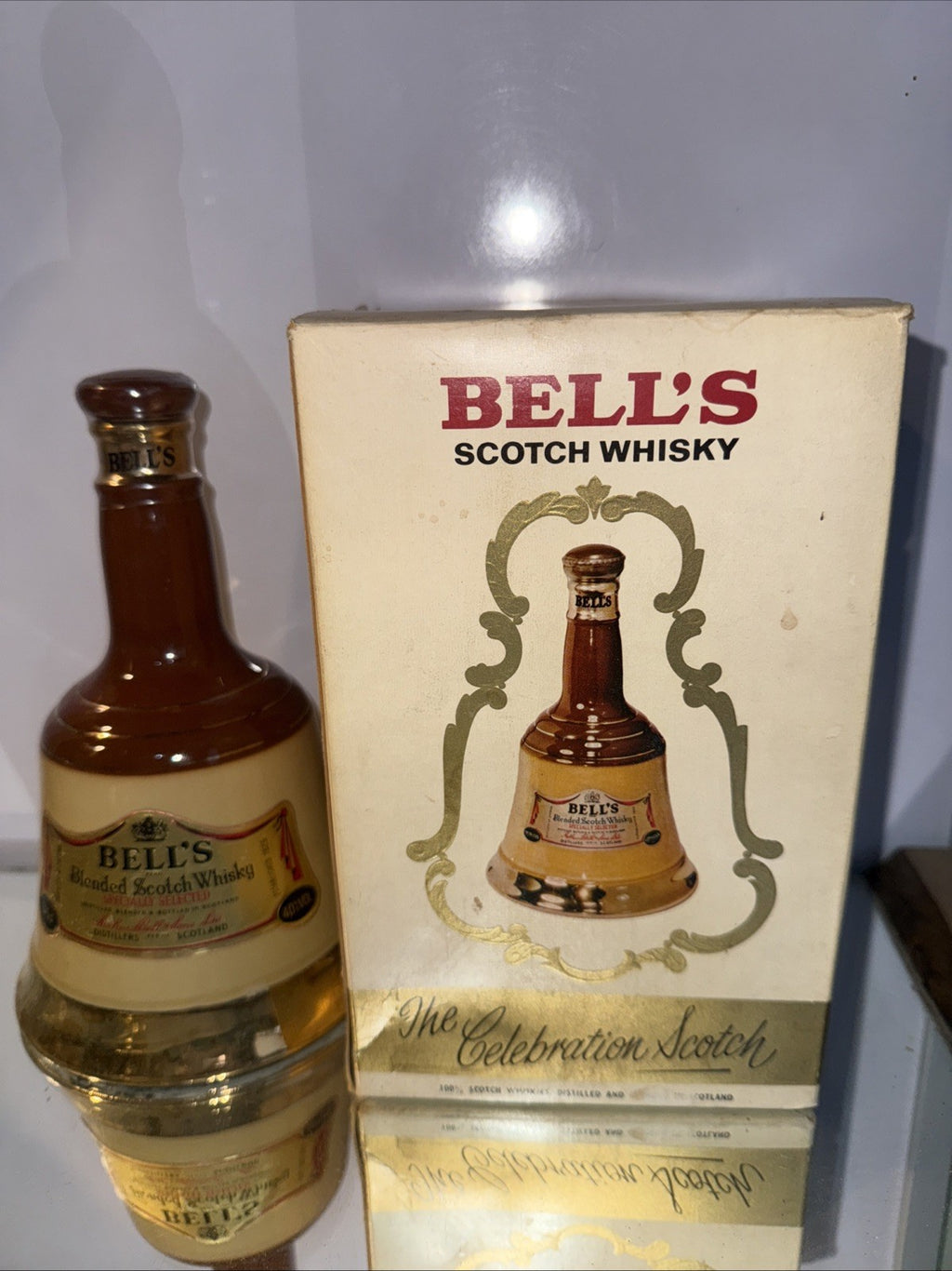 Bells Old Scotch Whisky Mini Decanter  40% Abv 35cl 1980s Vintage