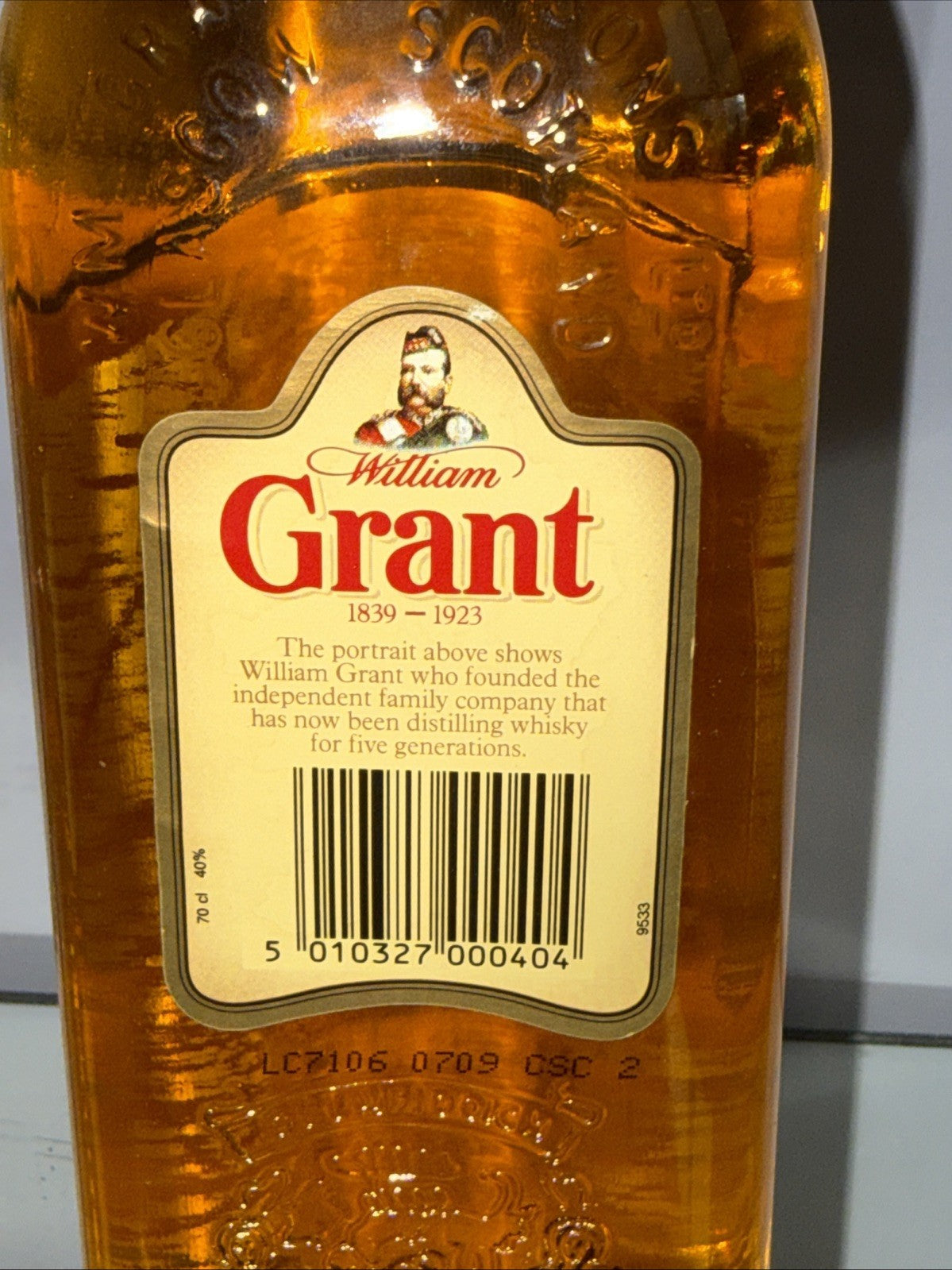 Grant Scotch Whisky  70 Cl