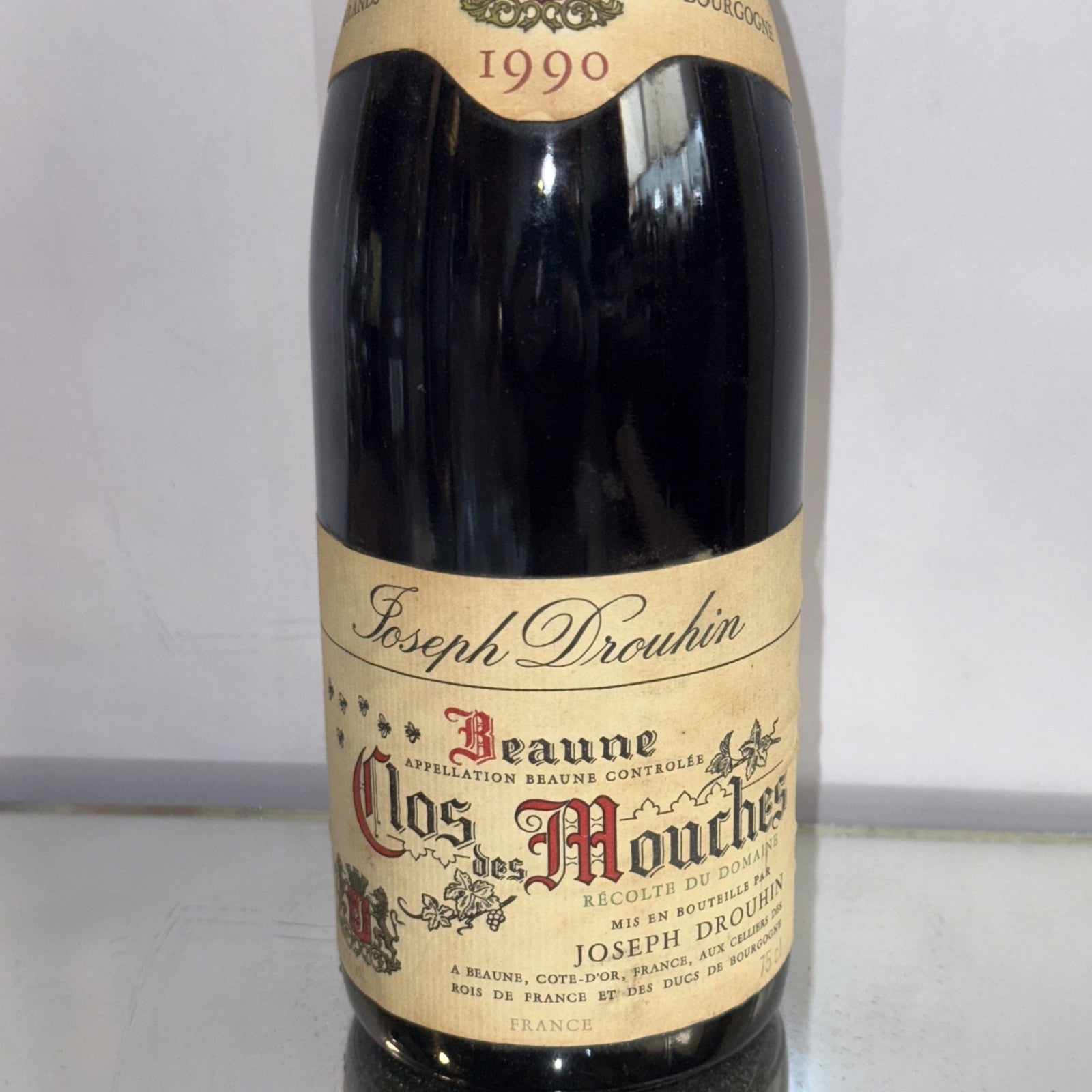 1990 Joseph Drouhin Beaune 1er Cru Clos des Mouches Rouge