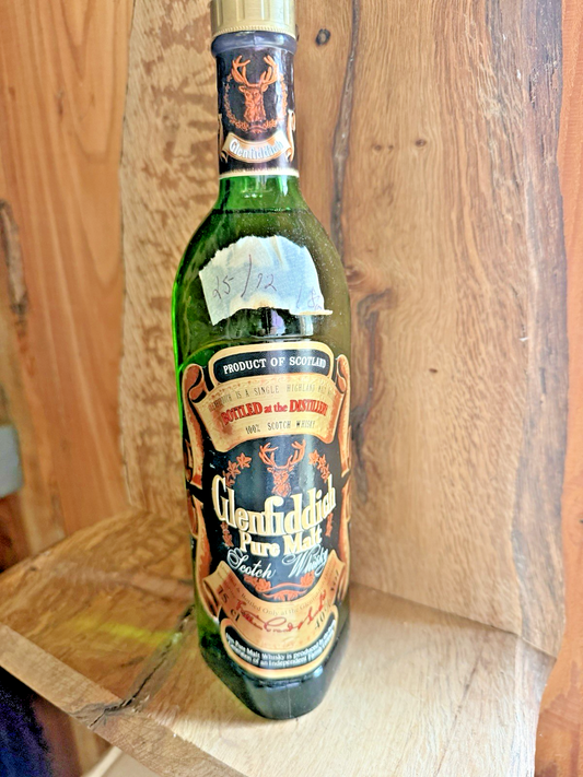 Glenfiddich Pure Malt 70cl Bottled late 70s early 80s Rare Old Vintage Mature