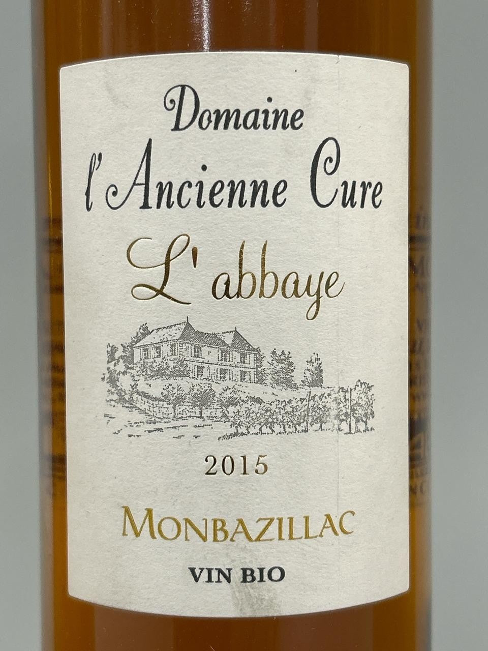 DOMAINE L' ANCIENNE CURE L' ABBAYE MONBAZILLAC VIN BIO 2015 / 500ML / 13%