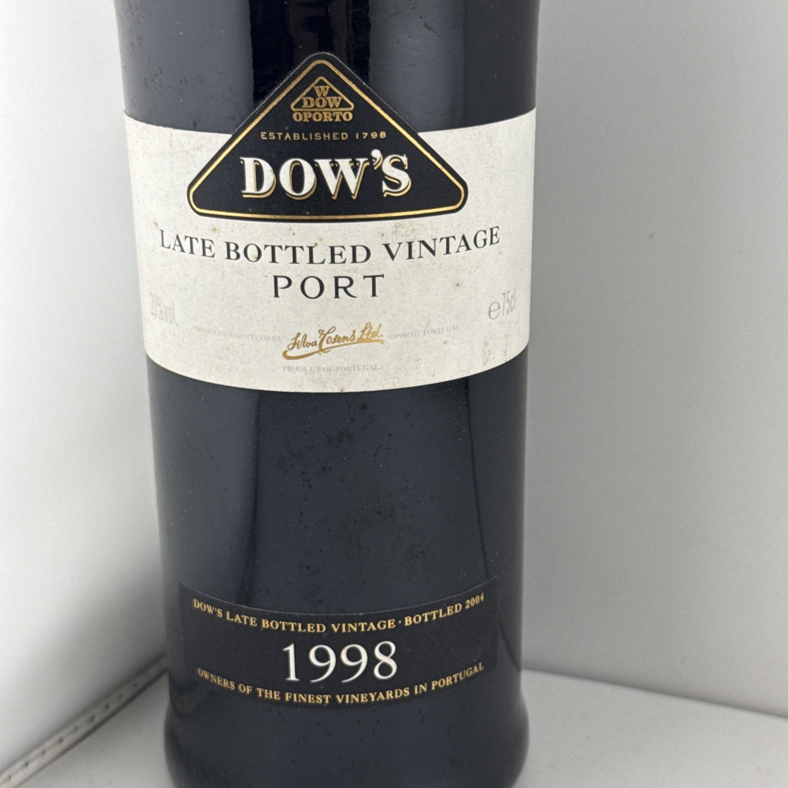 Dow’s LBV Port 1998 Bottled 2004 75cl Late Bottled Vintage