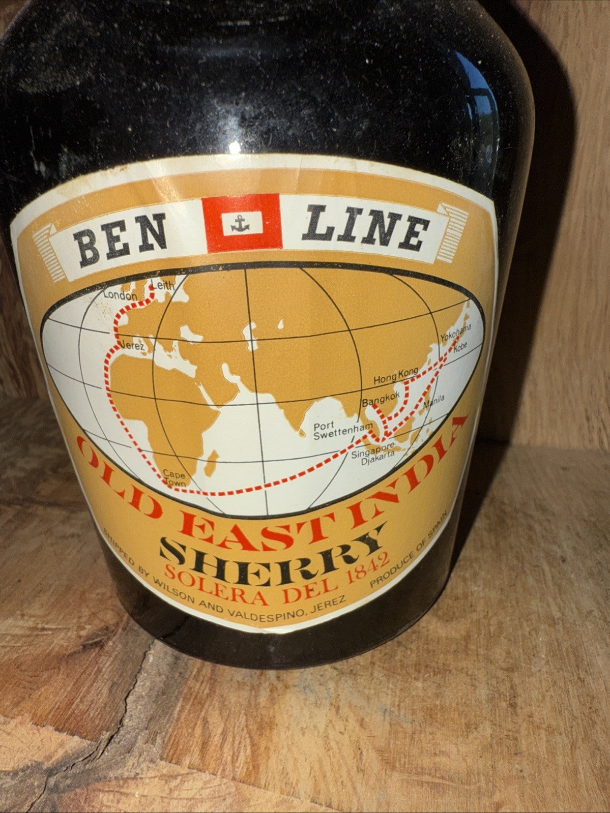 Ben Line Old East India Sherry 1973