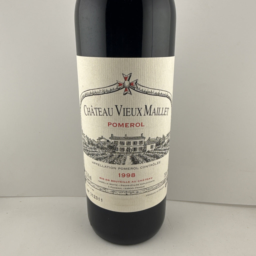Château Vieux Maillet Pomerol 1998 Bordeaux 75cl Good Condition Out Of Owc