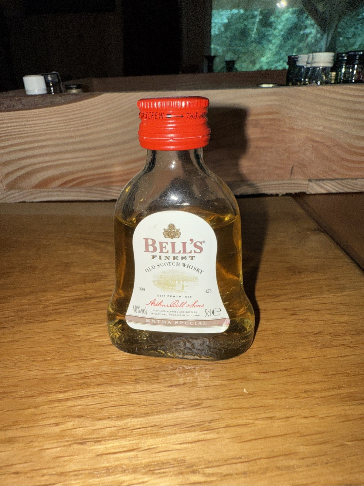 Bells Old Scotch Whiskey Miniature 2000s