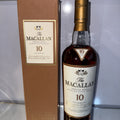 The Macallan 10 year  Single Highland Malt 700ml Bottled 2010 Boxed