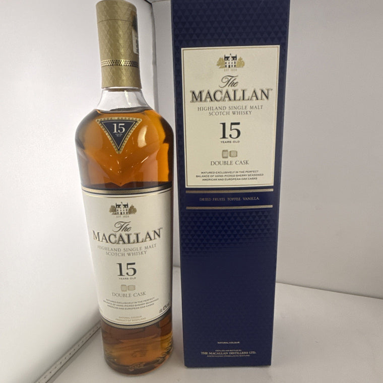 Macallan 15 Year Old Double Cask Whisky Boxed 700ml