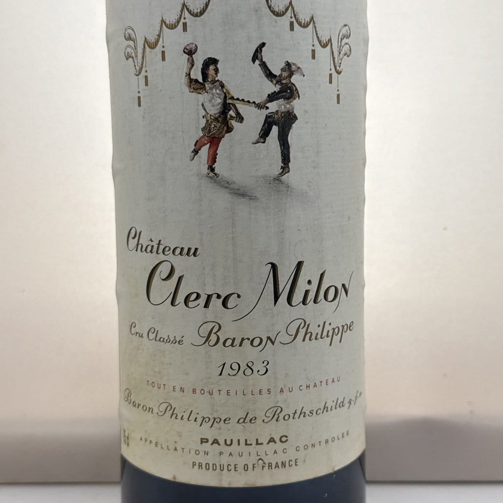Château Clerc Milon Pauillac 5ème Grand Cru Classé 1983 Bordeaux 75cl
