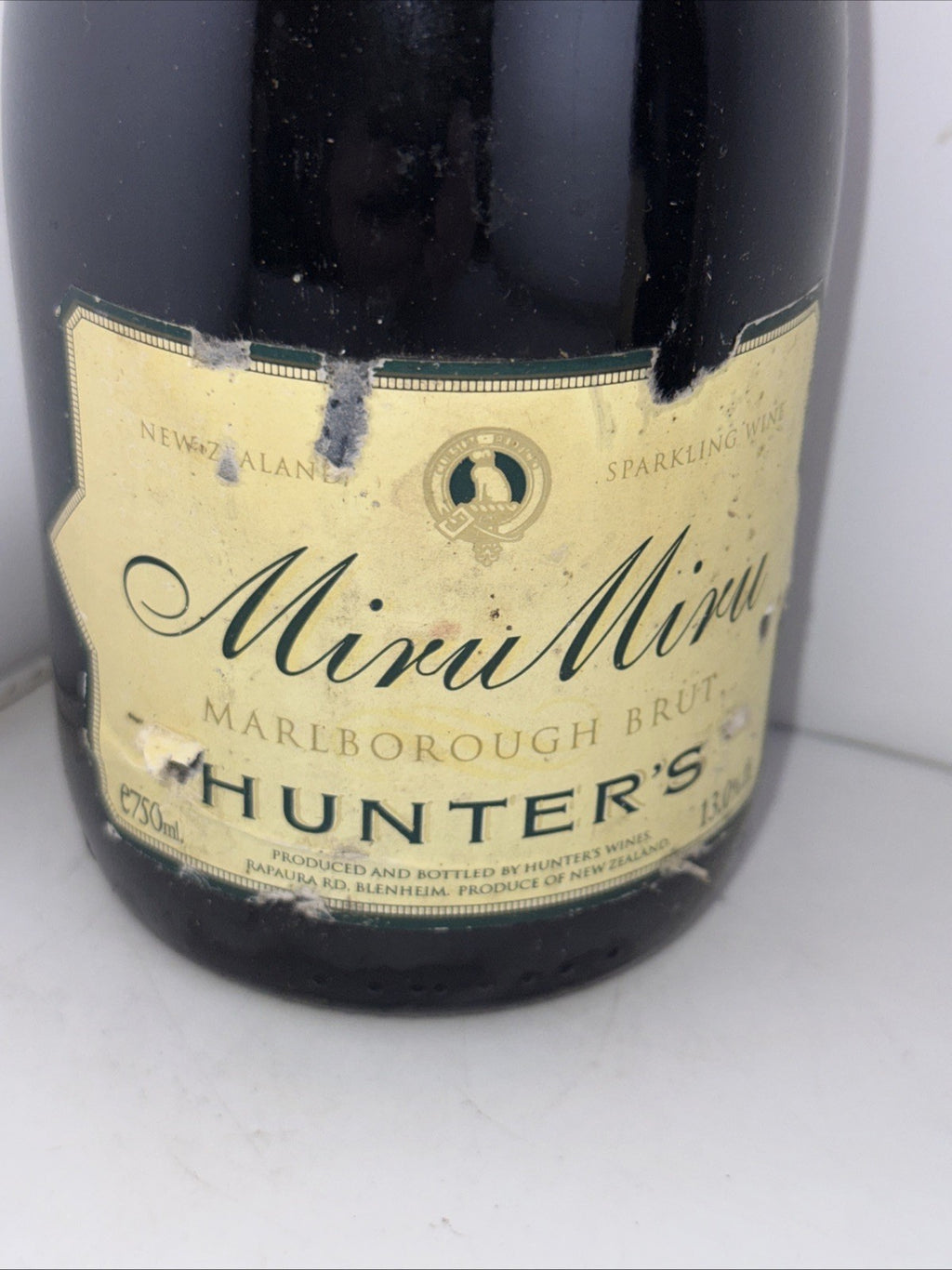 Hunter’s MiruMiru Marlborough Brut Vintage 2000 75cl Still Fizzy And Drinks Well