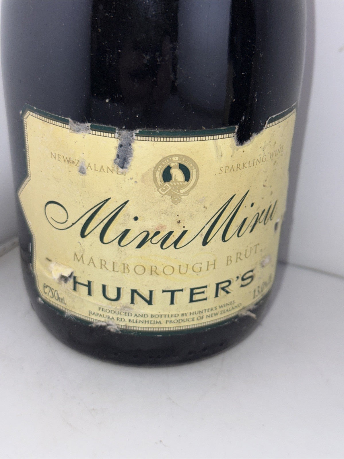 Hunter’s MiruMiru Marlborough Brut Vintage 2000 75cl Still Fizzy And Drinks Well