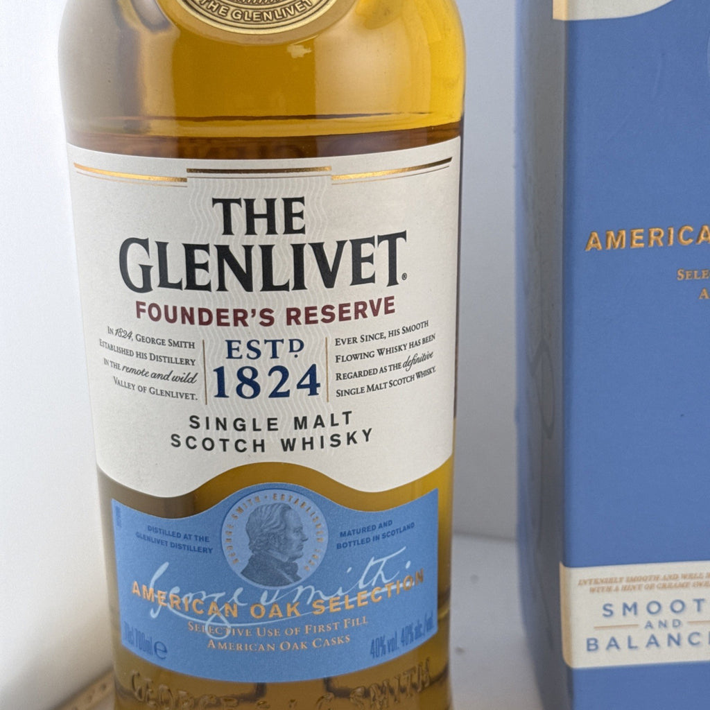 Glenlivet Founder’s Reserve American Oak Single Malt 70cl + Box