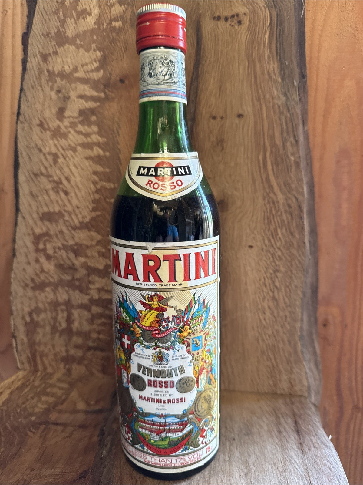 Martini Rosso Vermouth 1970s bottled