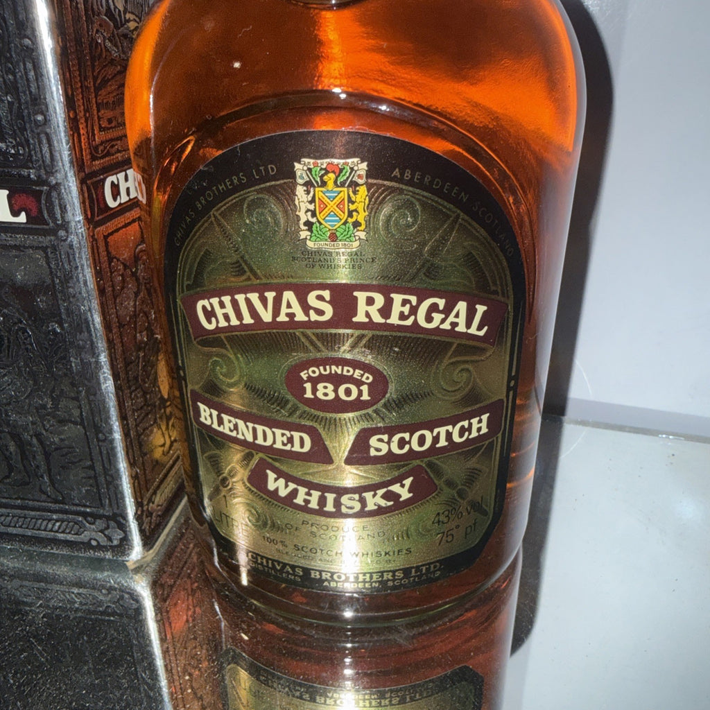 Chivas Regal 12 Year Old Blended Scotch Whisky 1L 75 Proof 1970s/early 80s