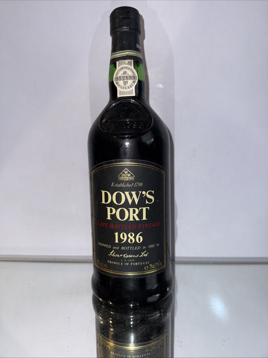 Dows 1986 Late Bottled Vintage  Port Bottled 1992