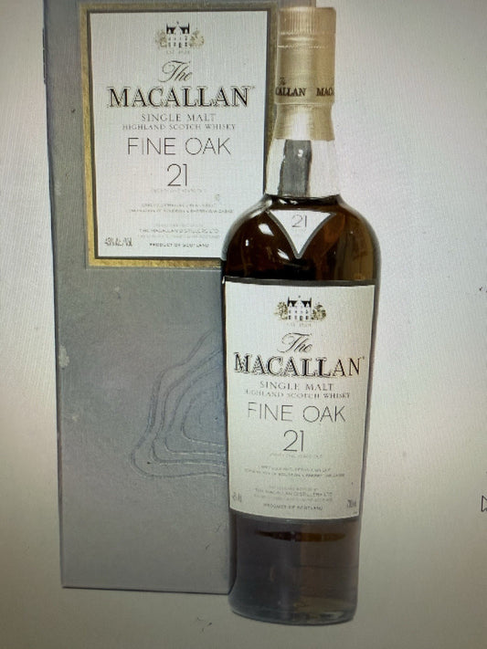 Macallan 21 Year Old Fine Oak Single Malt Scotch Whisky, 43% vol 700ml