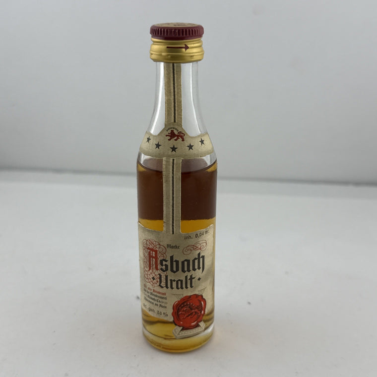 Vintage Asbach Uralt German Brandy Miniature 0.04L 38% Full