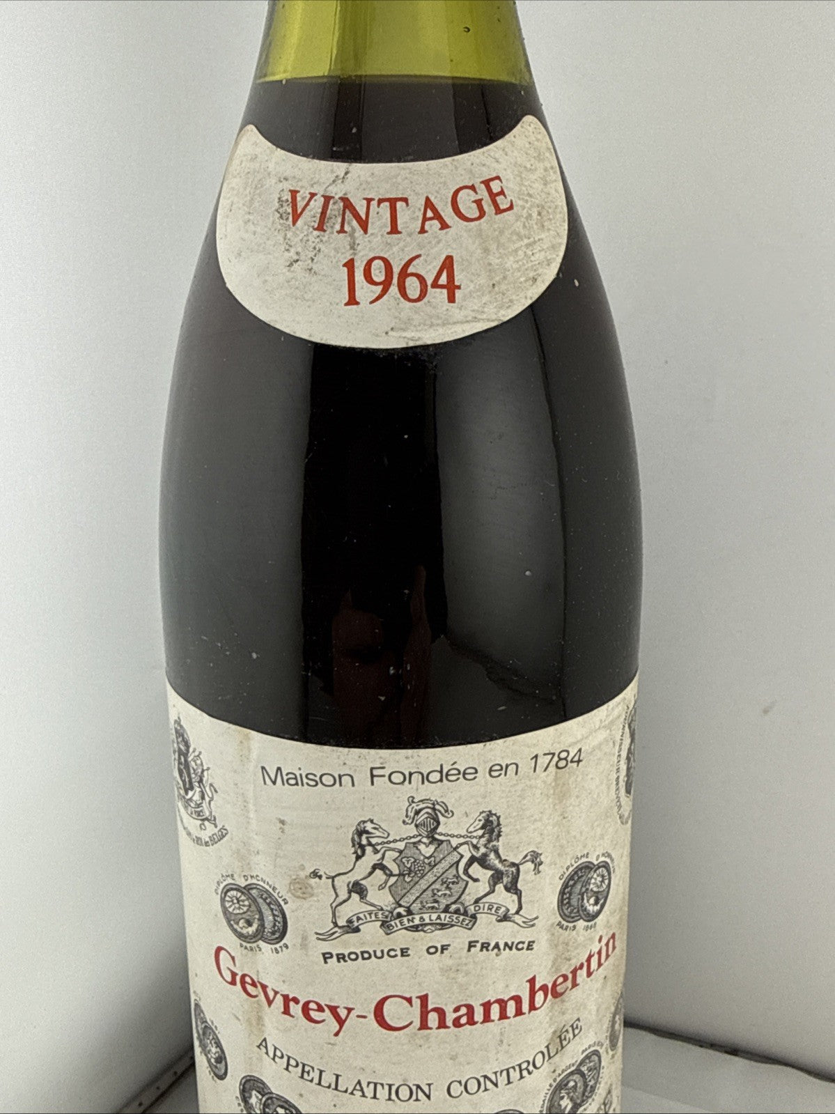 1964 Gevrey-Chambertin Chauvot-Labaume Burgundy Red Wine 75cl Vintage