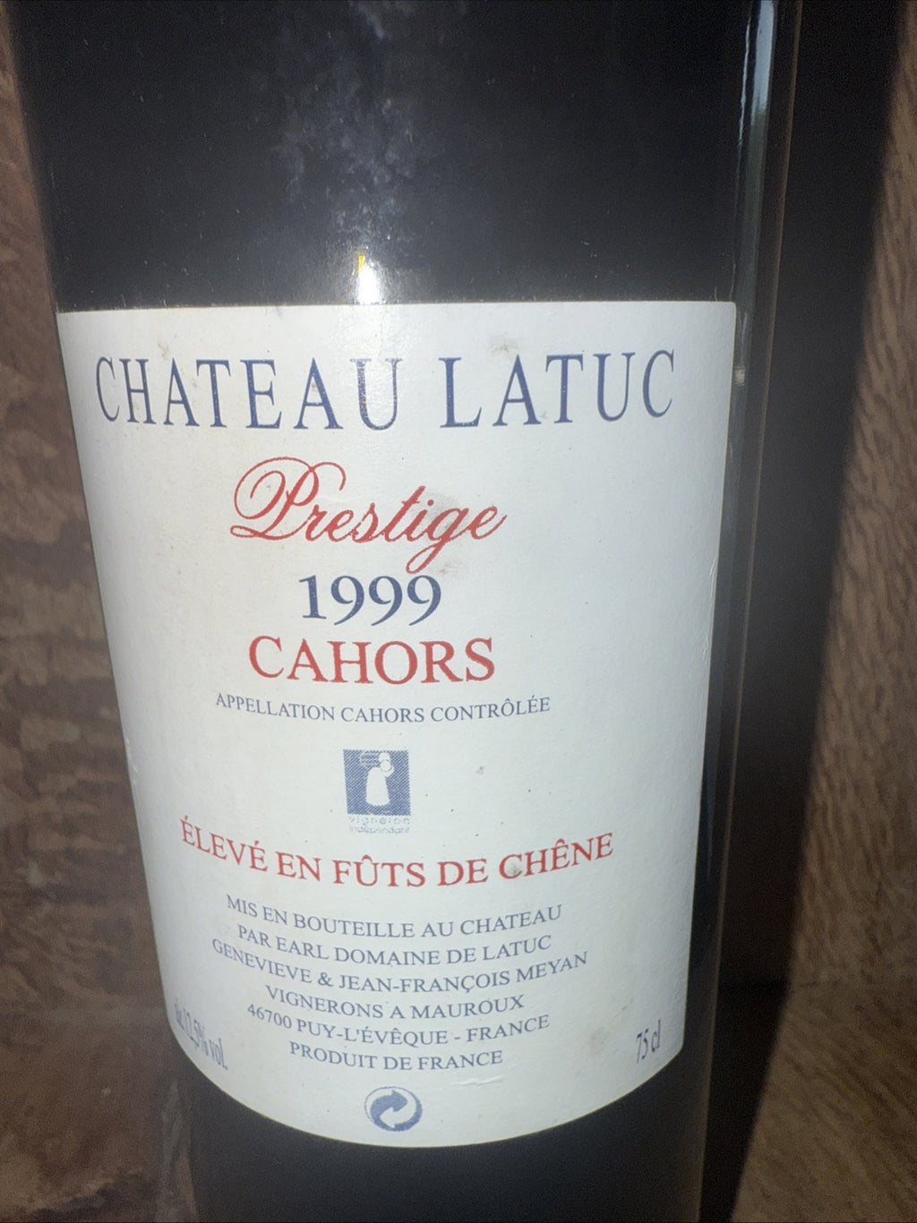 Chateau Latuc Prestige Cahors 1999