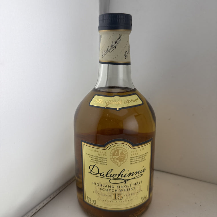 Dalwhinnie 15 Year Old Scotch Whisky Older 1990s Bottling 70cl 43%(Box Battered)