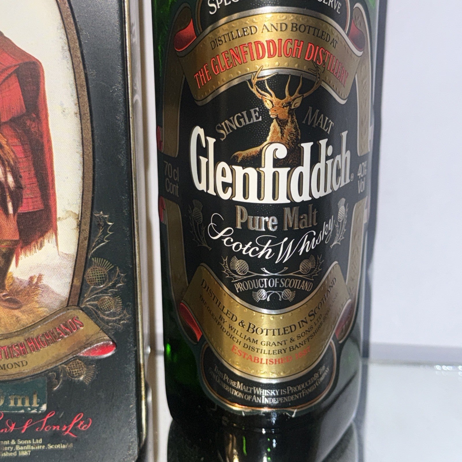 1975-85 Glenfiddich Special Old Reserve Pure Malt Whisky  Clan Drummond