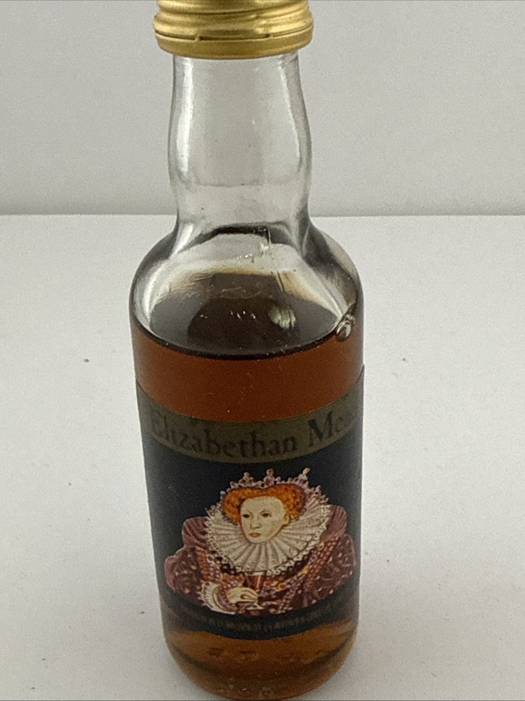 Vintage Elizabethan Mead Miniature Bottle 1970s UK Collectable