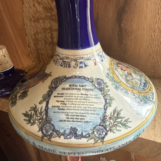 Pussers 54.5 % ABV Navy Rum In 1L Ceramic Decanter