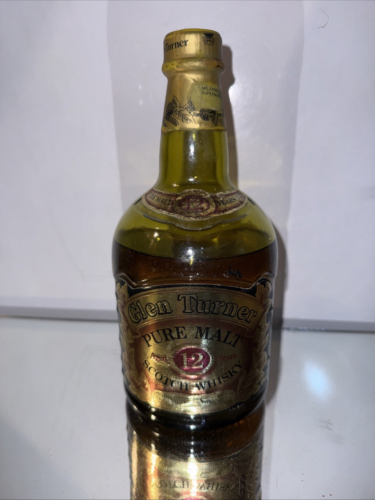Glen Turner Pure Malt 12 Years Late 1980s Early 80s