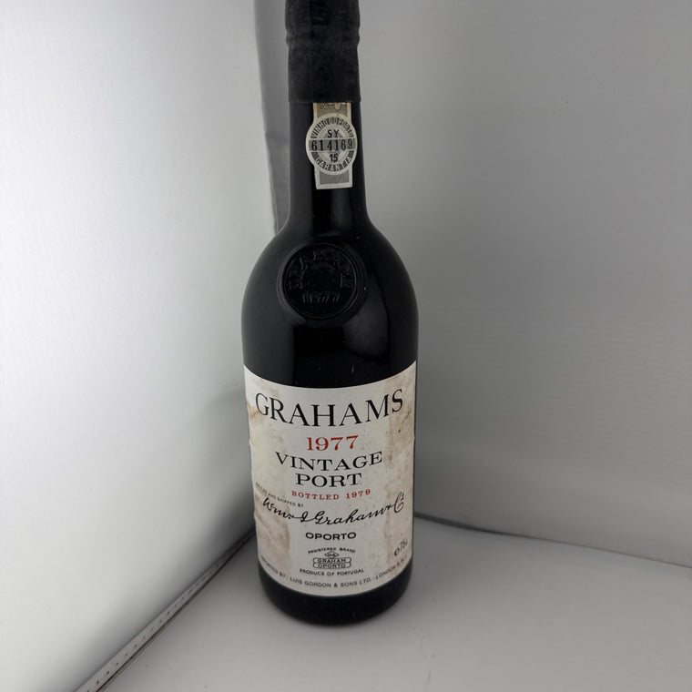 Graham’s 1977 Vintage Port 75cl Bottled 1979 Original Wooden Case