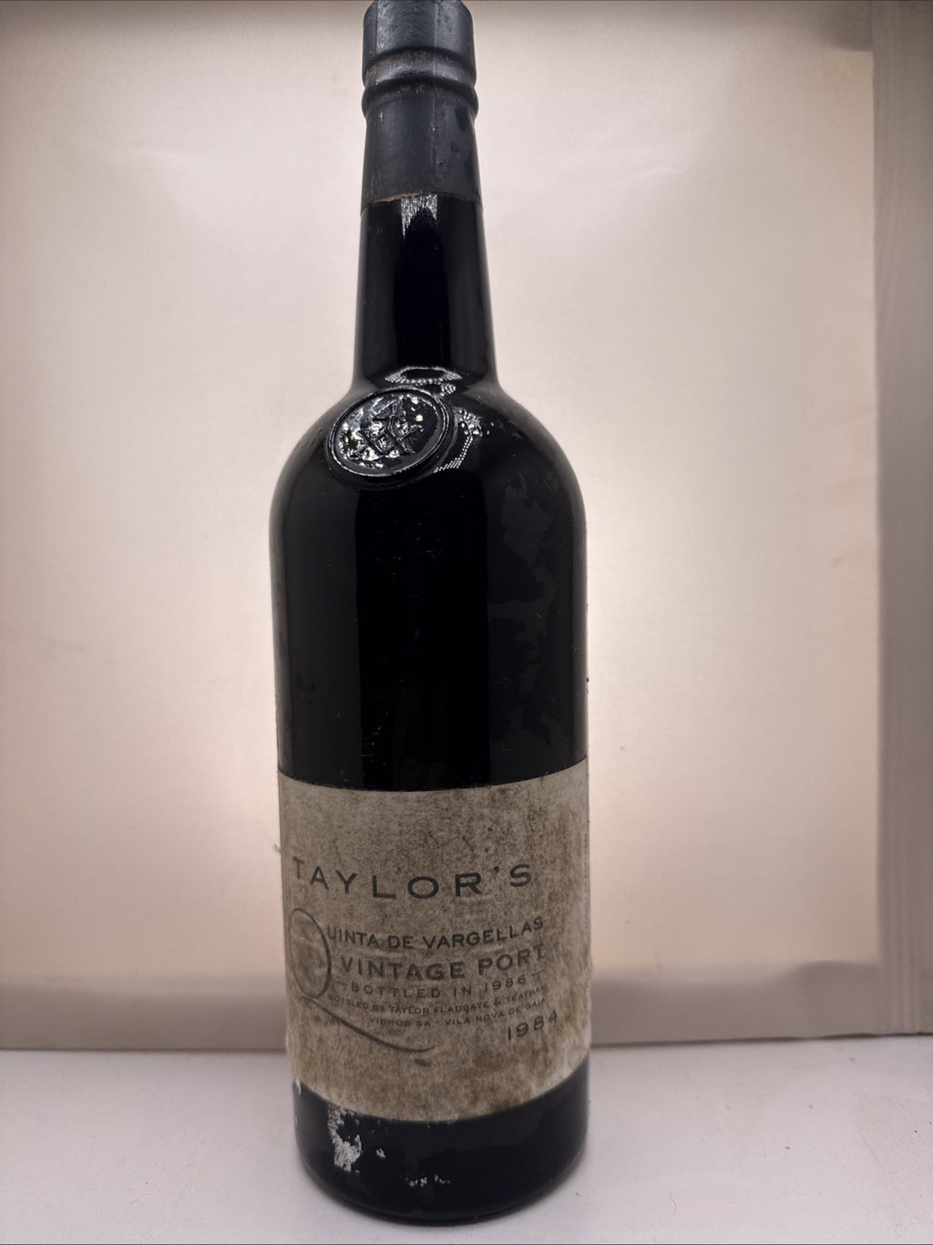 Taylor’s Quinta de Vargellas 1984 Vintage Port, bottled in 1986.