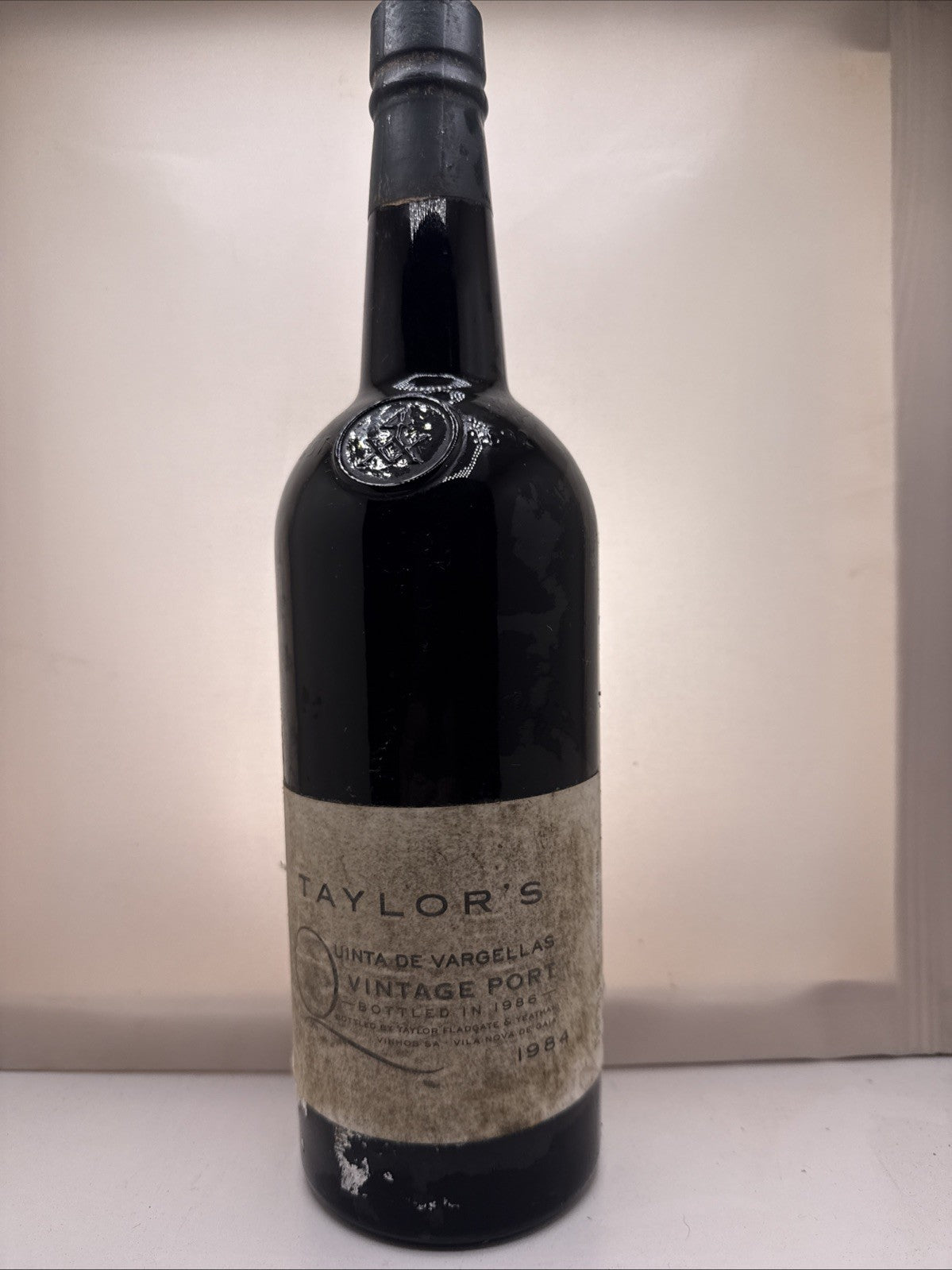 Taylor’s Quinta de Vargellas 1984 Vintage Port, bottled in 1986.