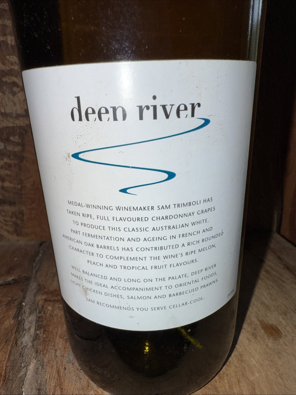 Deep river Oak Aged New South Wales Chardonnay 2003
