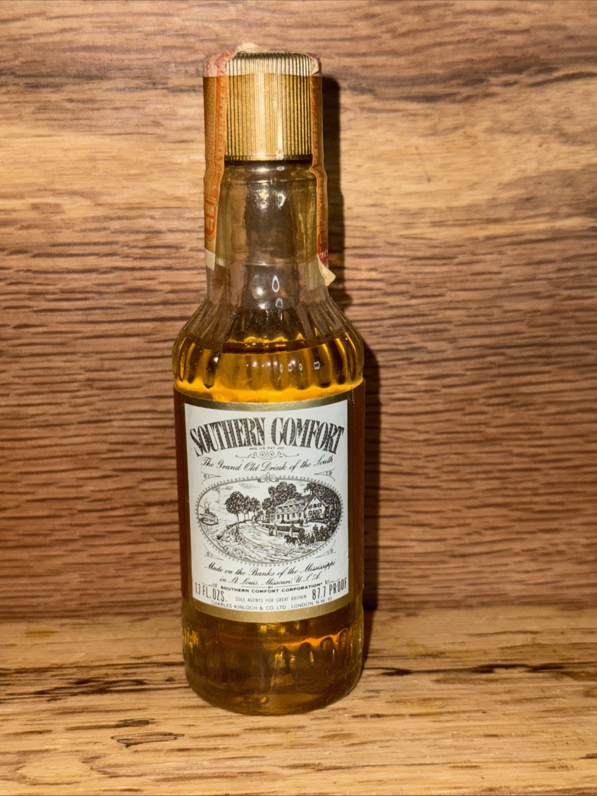 1970s Southern Comfort Miniature Vintage