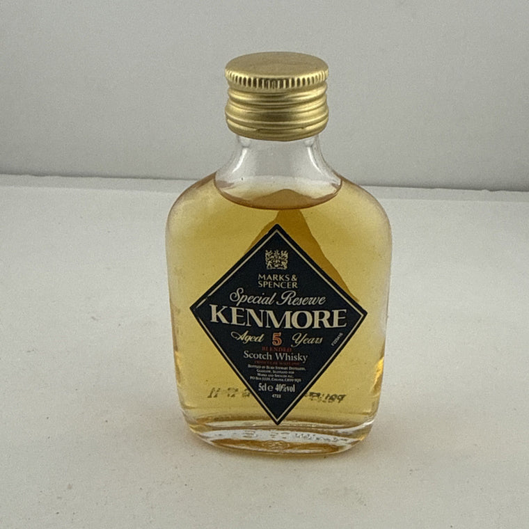 Kenmore 5 Year Old Blended Scotch Whisky Miniature 5cl M&S Full