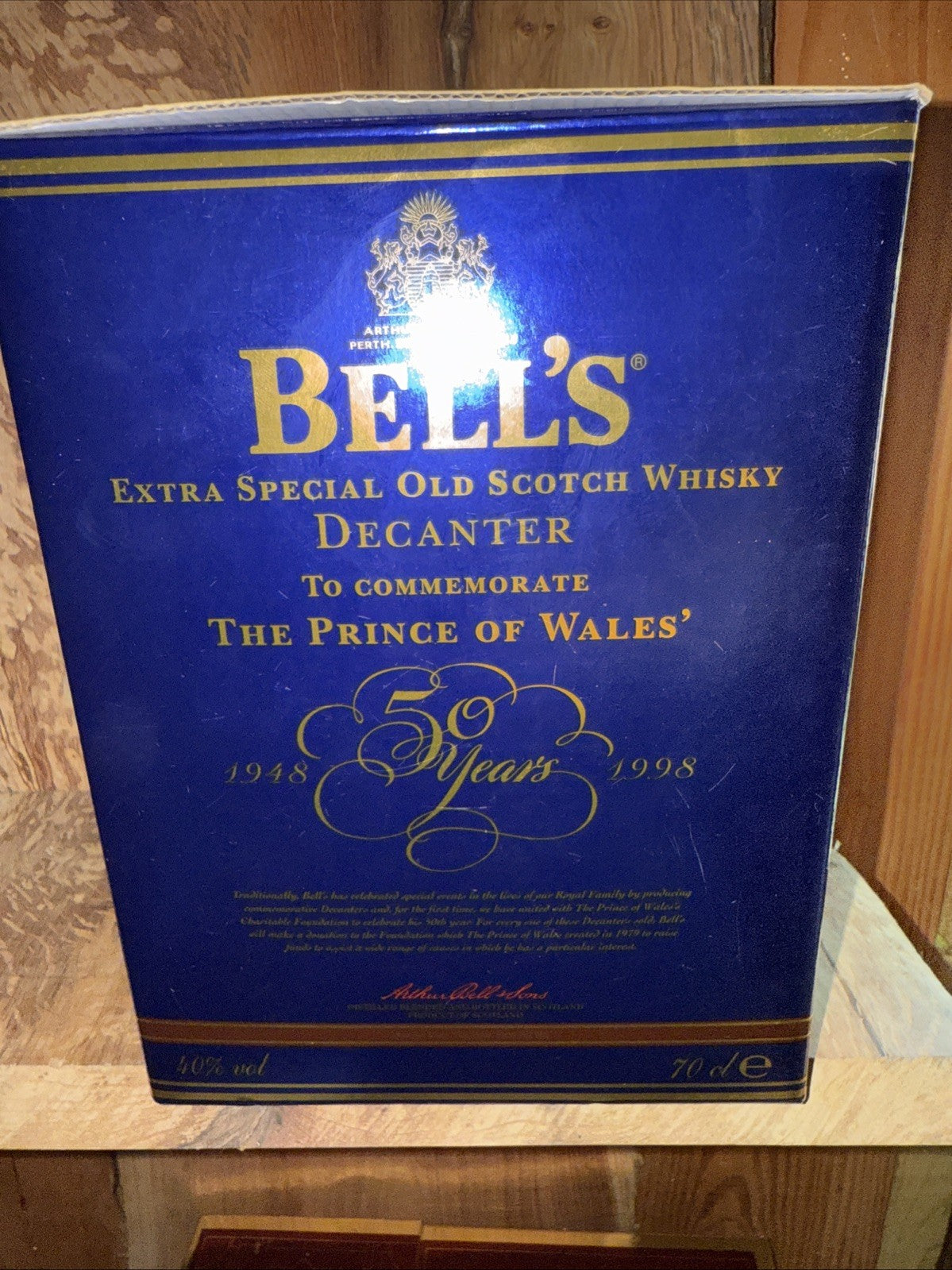 Bells Whisky 75cl Bottled 1998 Full Mint Condition From A Collector