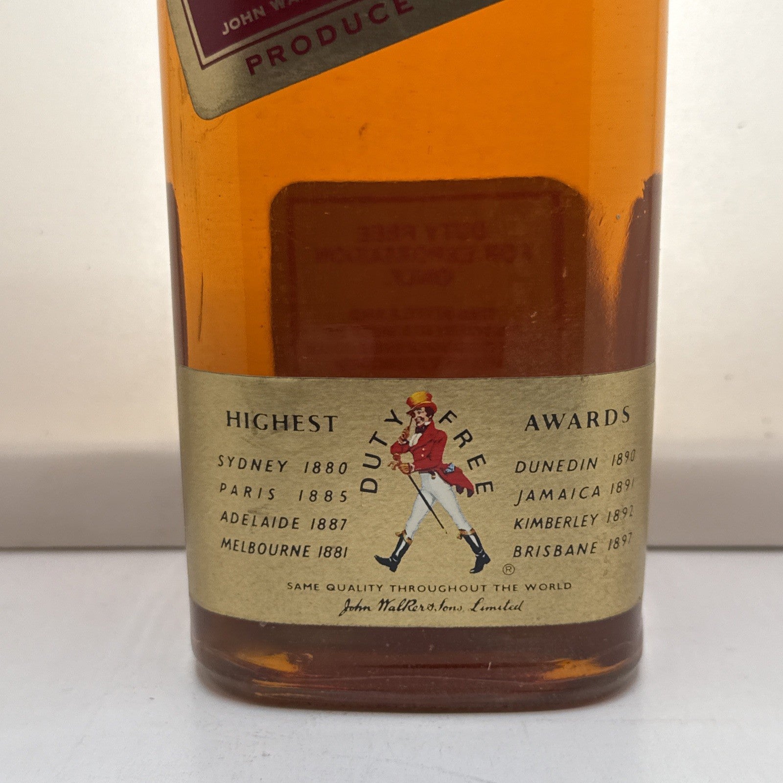 Johnnie Walker Red Label Vintage Duty Free 1.14L 43.5% Scotch Whisky