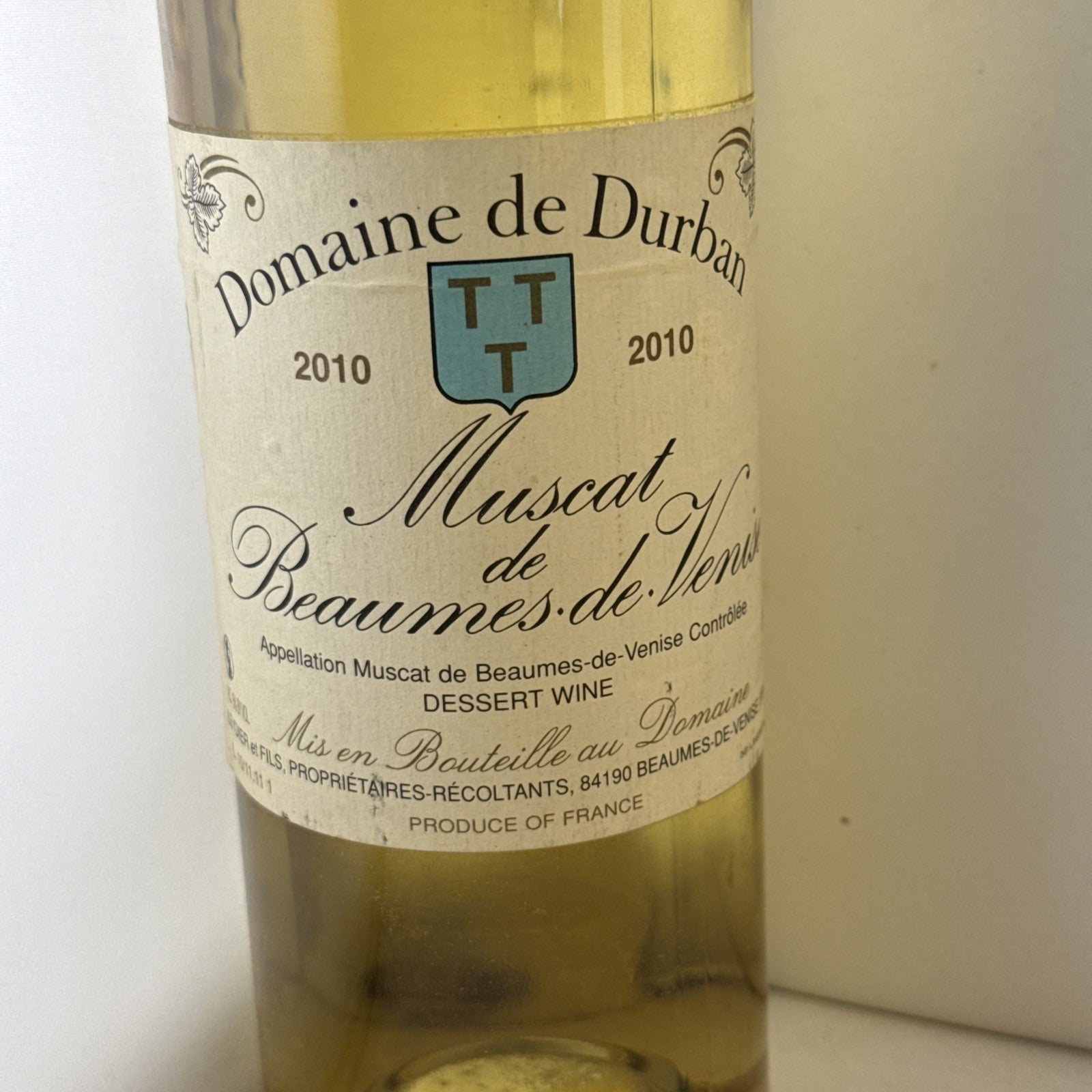 Domaine de Durban Muscat de Beaumes-de-Venise 2010 75cl Dessert Wine
