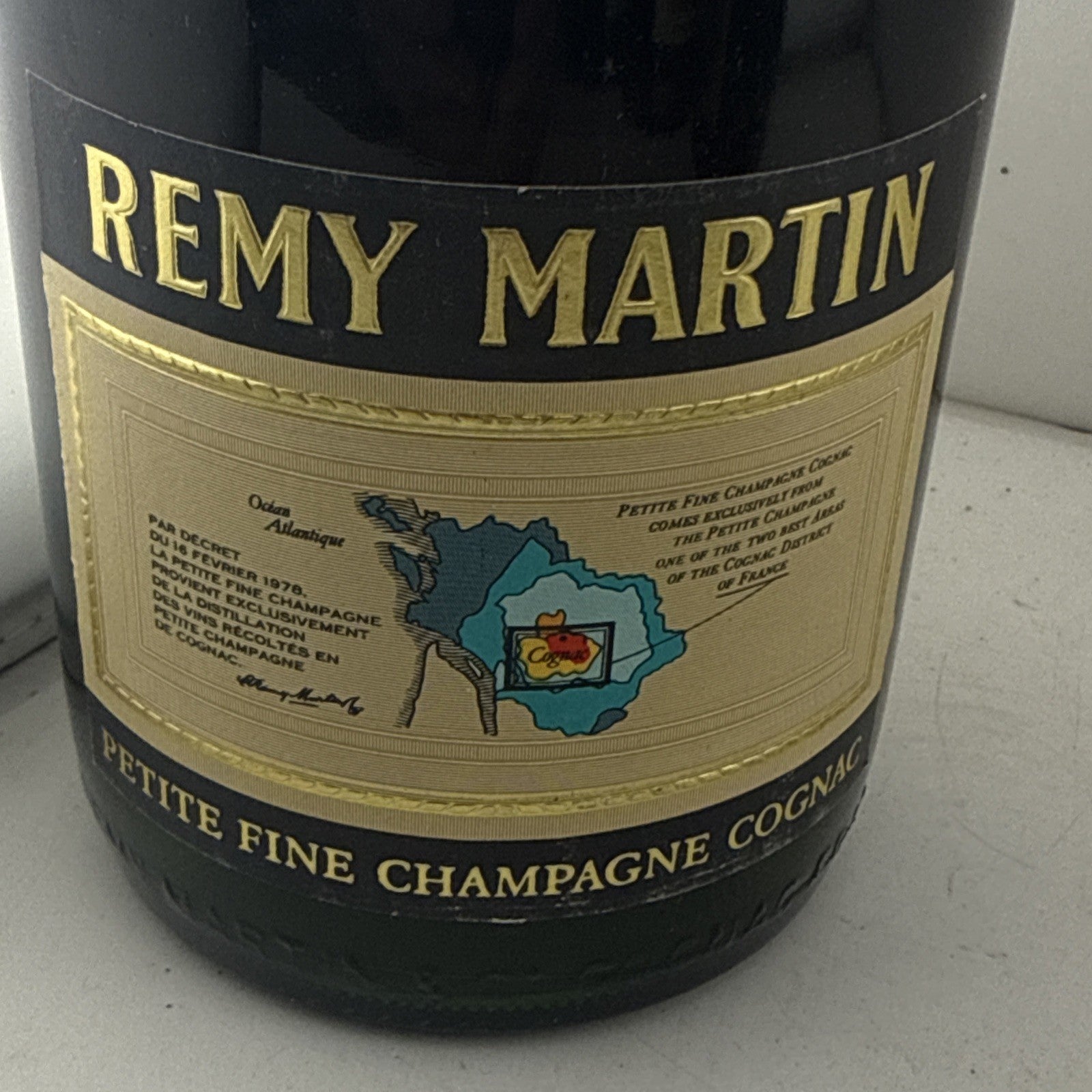SALE Rémy Martin VSOP Fine Champagne Cognac, Clear Not Frosted Glass B.1960s